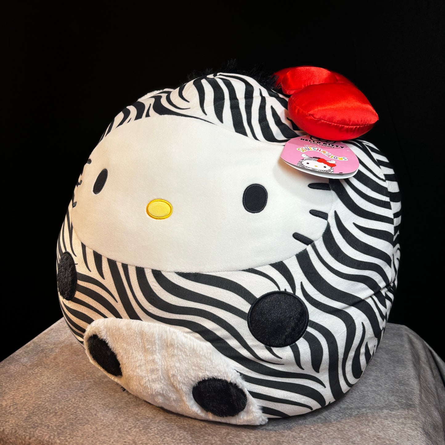 Hello Kitty Zebra 2021 Squishmallow Kellytoy 20” Jumbo Squishy Plush Pillow Toy