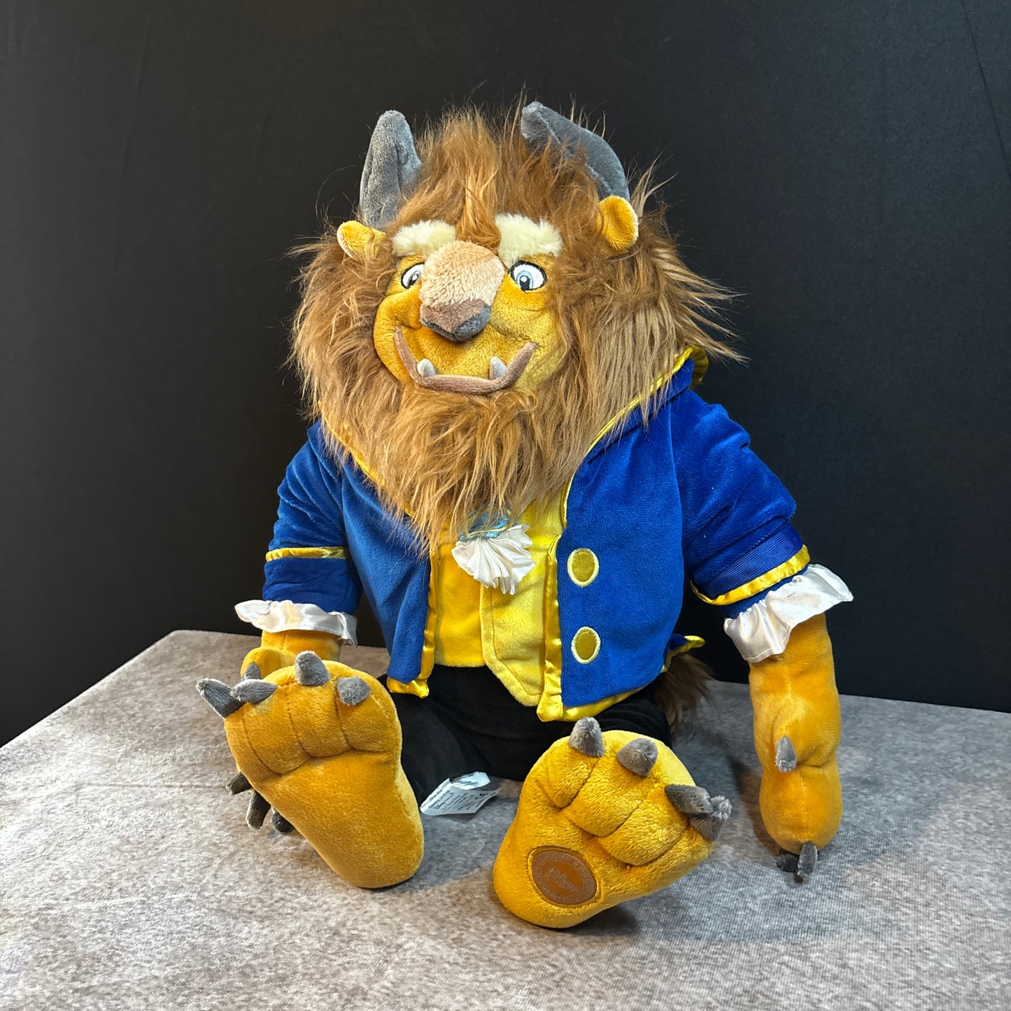 The Disney Store Authentic Beast Beauty And The Beast Large Plush 22"
