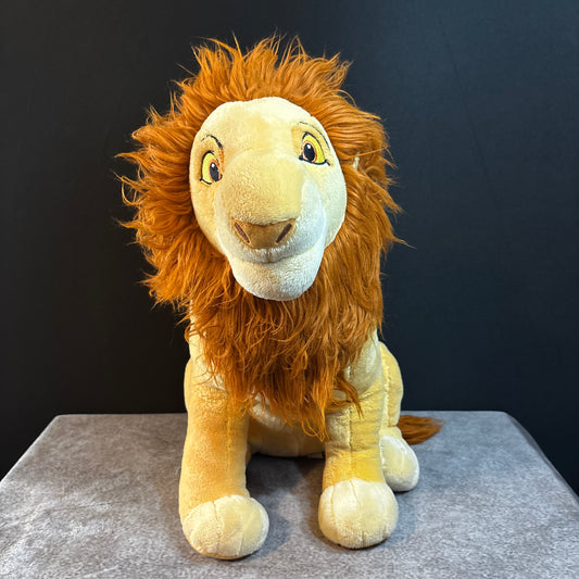 Disney Store “Authentic” The Lion King Adult Simba Animal Stuffed Plush 18” HTF