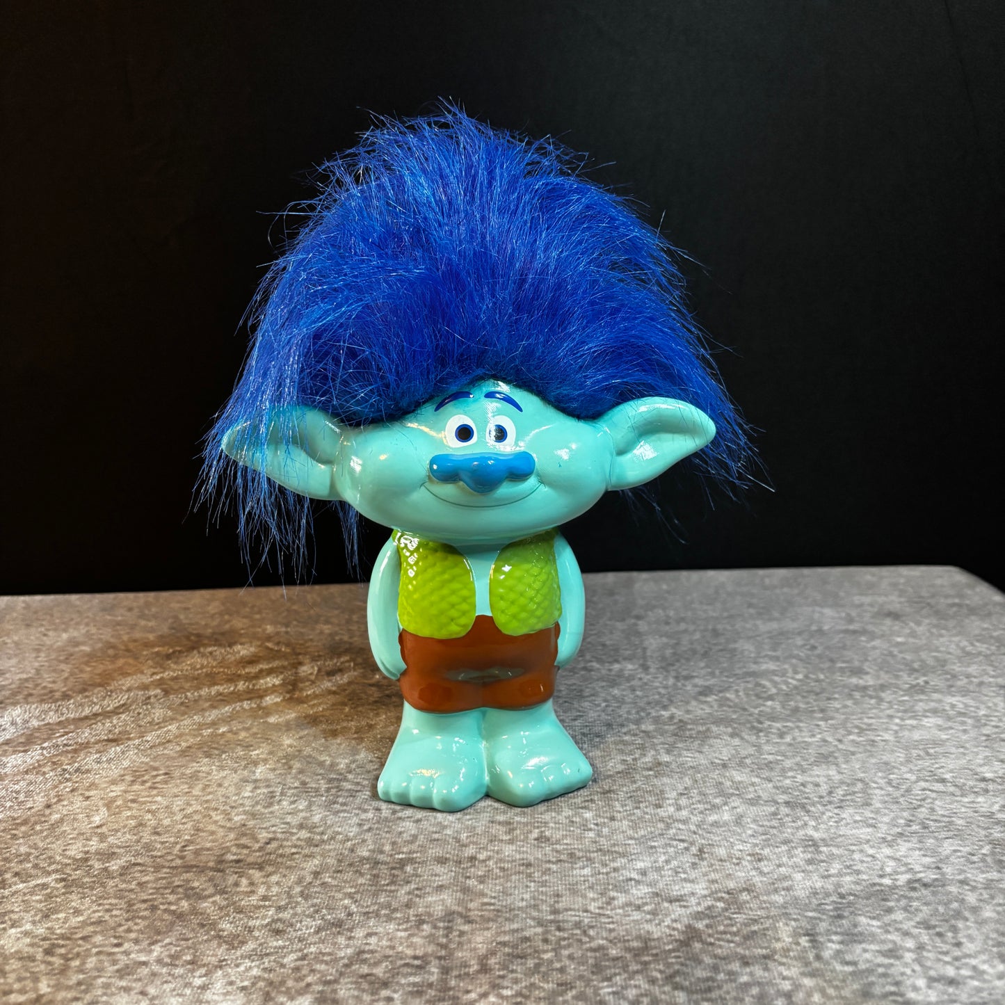 FAB NY Ceramic Blue Hair Figural Branch TROLL Money Savings Coin Piggy BANK