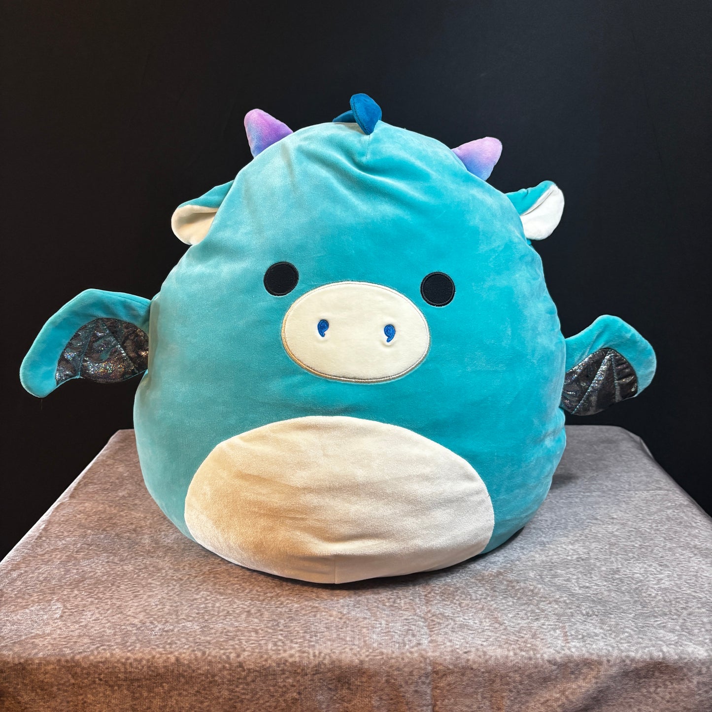 Squishmallows Tatiana the Turquoise Dragon 16" Plush Stuffed Animal Kellytoy Tag